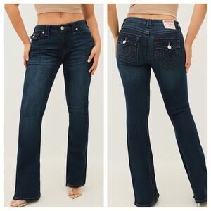 True Religion Low Rise Big T Bootcut Jean‎ Women’s Size 28